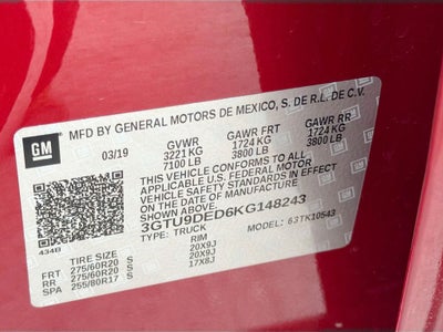 2019 GMC Sierra 1500 SLT