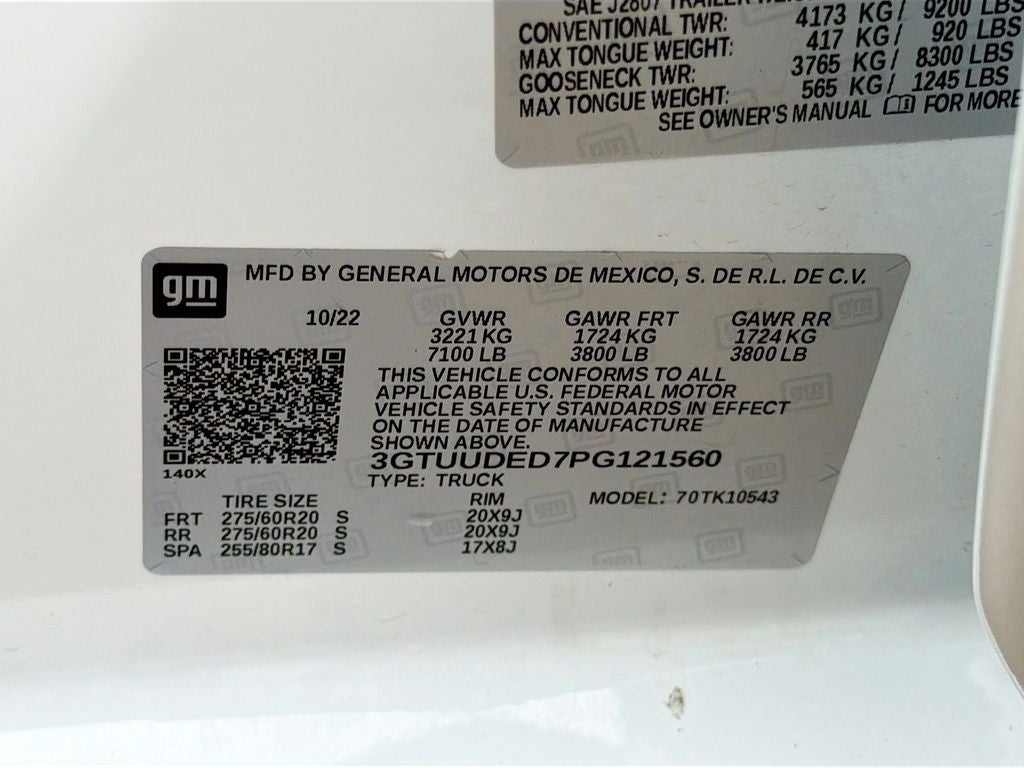 2023 GMC Sierra 1500 4WD Crew Cab Short Box SLT