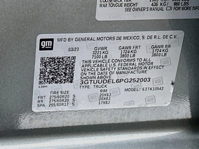 2023 GMC Sierra 1500 4WD Crew Cab Short Box SLT