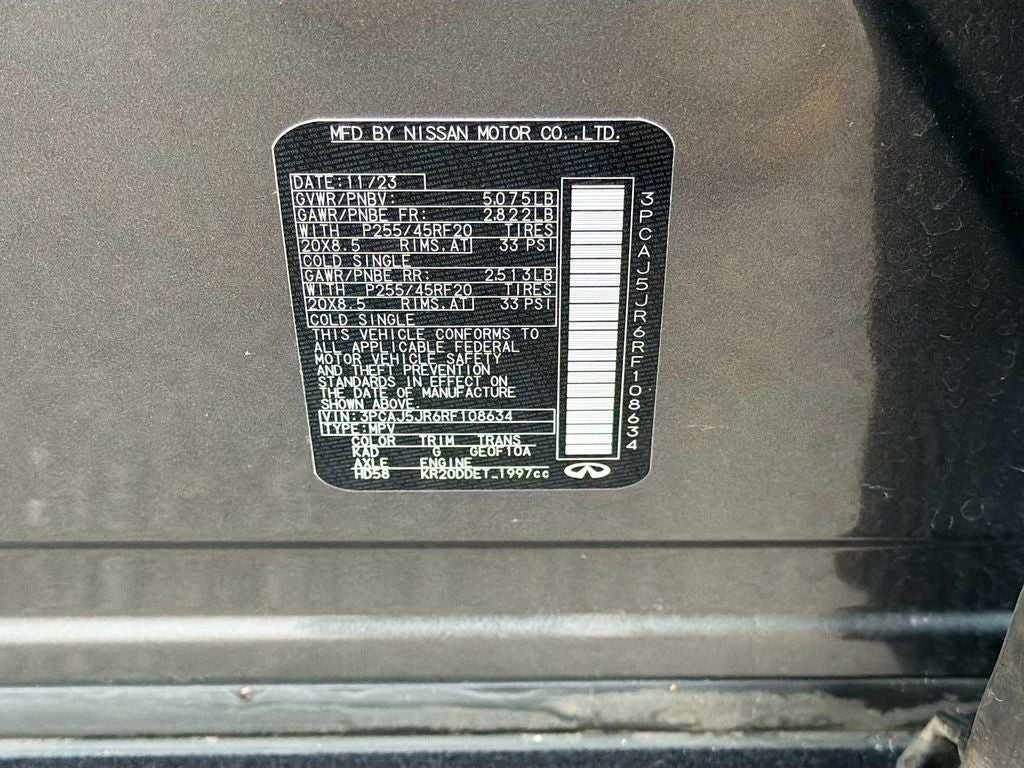 2024 INFINITI QX55 LUXE AWD