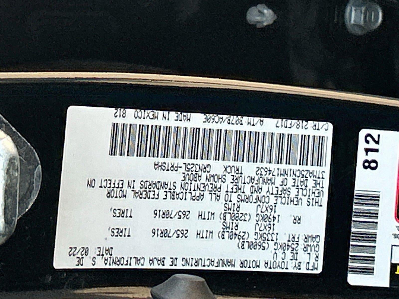 2022 Toyota Tacoma TRD Off Road