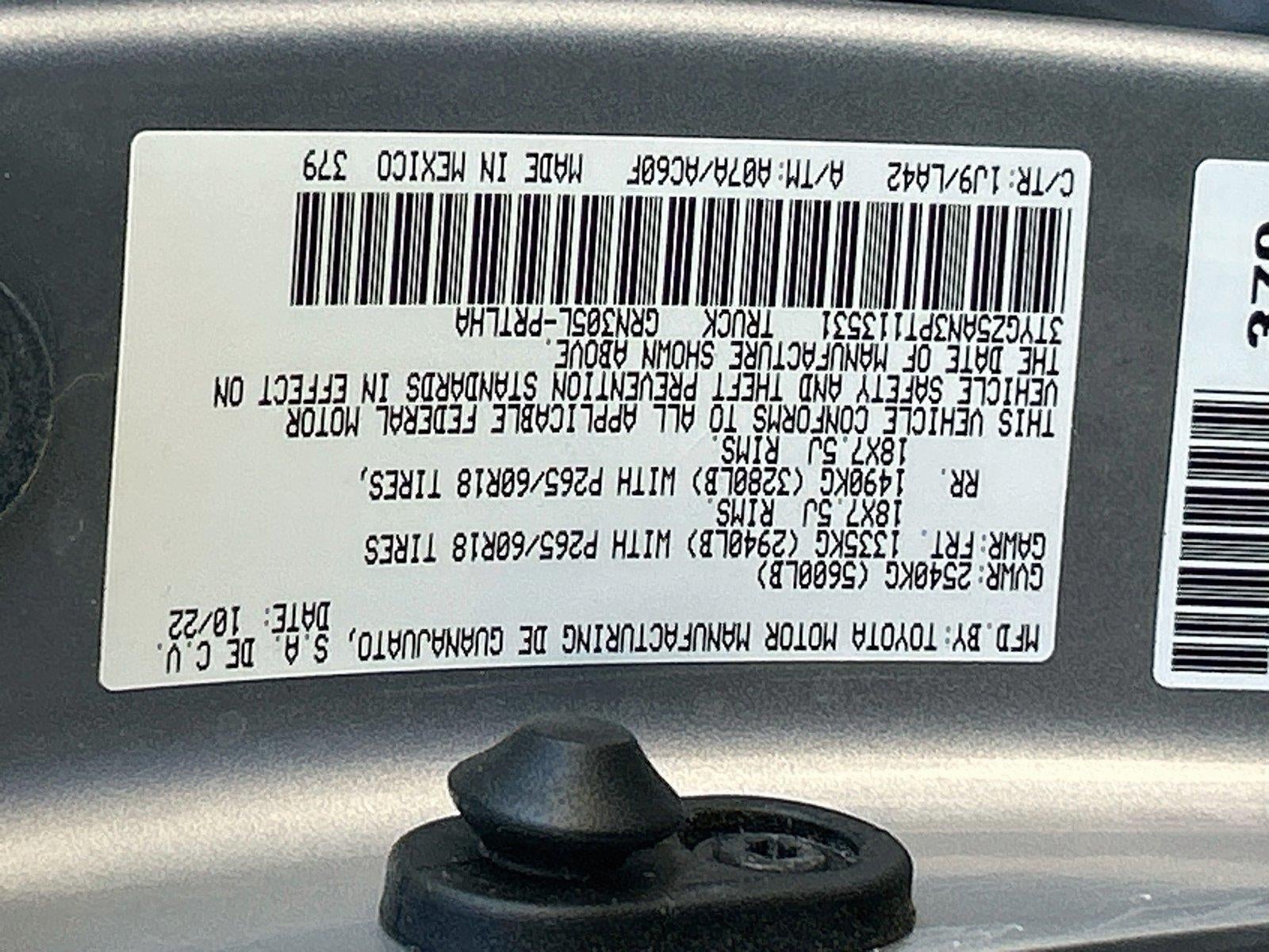2023 Toyota Tacoma 4WD Limited