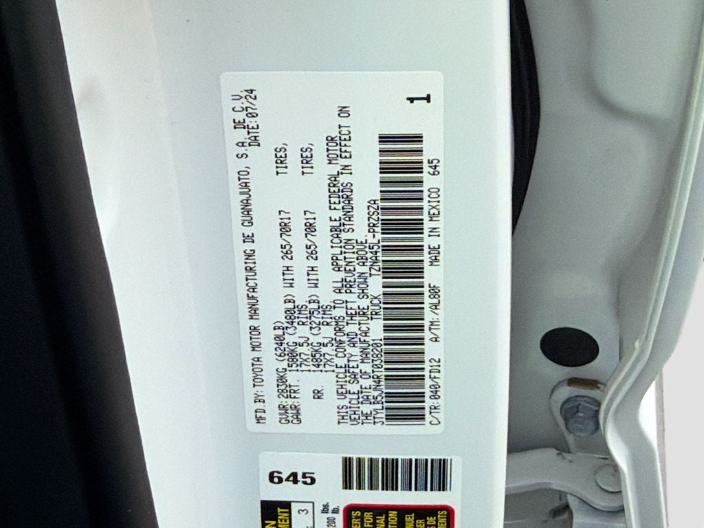 2024 Toyota Tacoma TRD Off Road