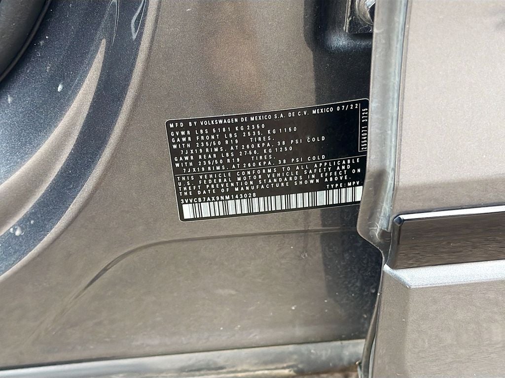 2022 Volkswagen Tiguan 2.0T SE R-Line Black