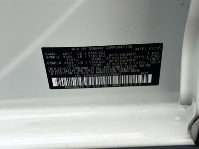 2025 Subaru Crosstrek Wilderness