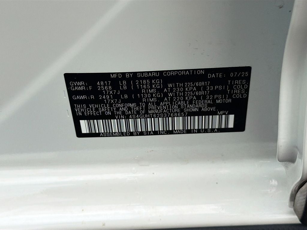 2025 Subaru Crosstrek Wilderness