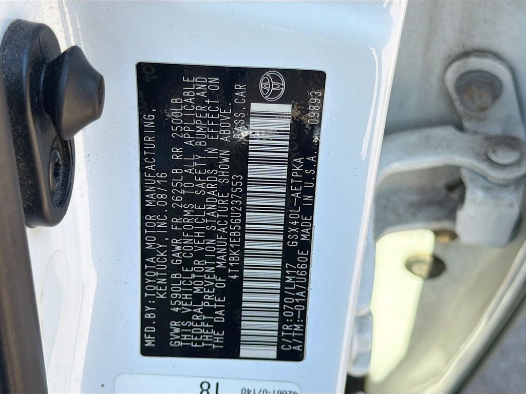 2016 Toyota Avalon Limited