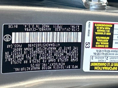 2026 Toyota Camry XSE