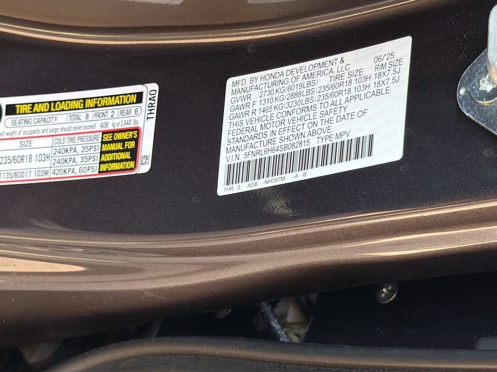 2025 Honda Odyssey EX-L