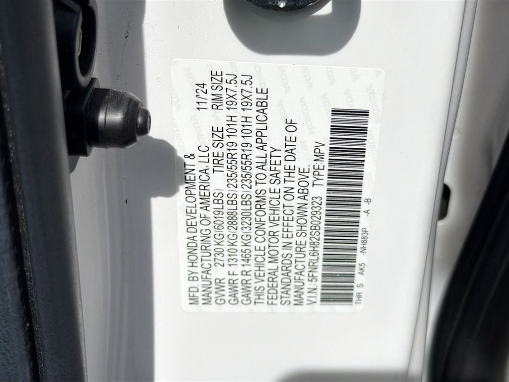 2025 Honda Odyssey Touring