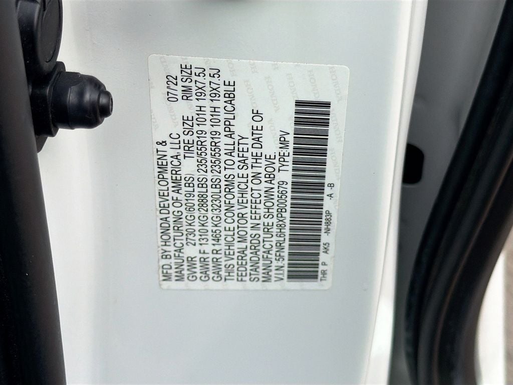 2023 Honda Odyssey Touring