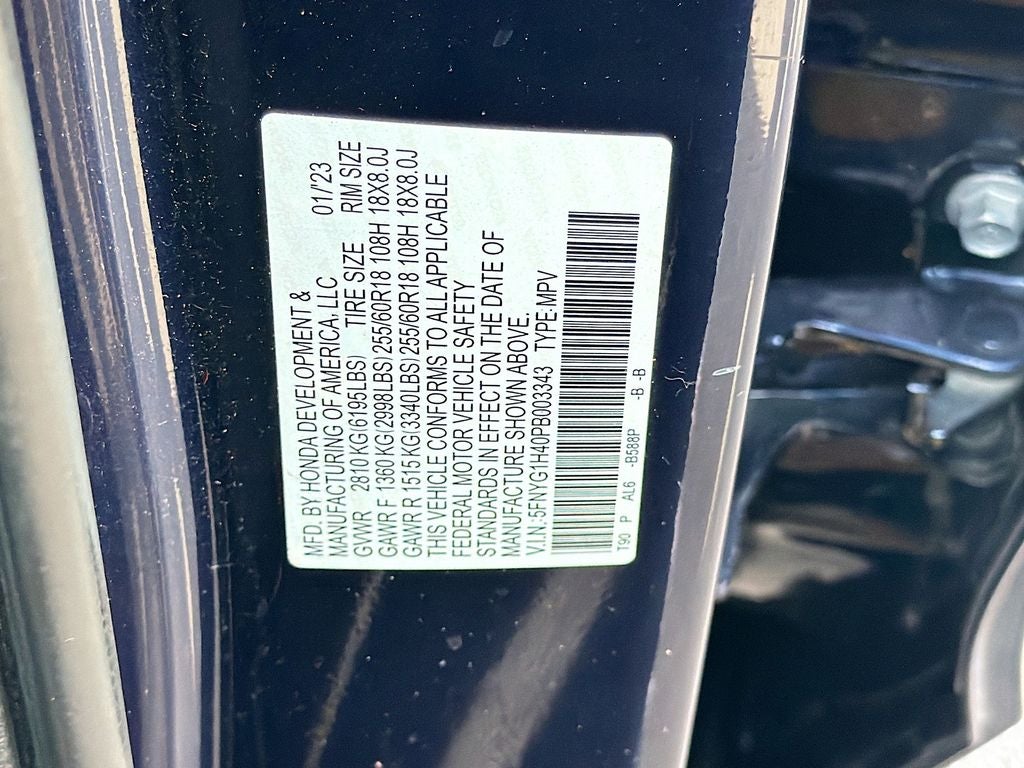 2023 Honda Pilot AWD EX-L 8 Passenger