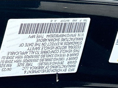 2023 Honda Pilot AWD Elite