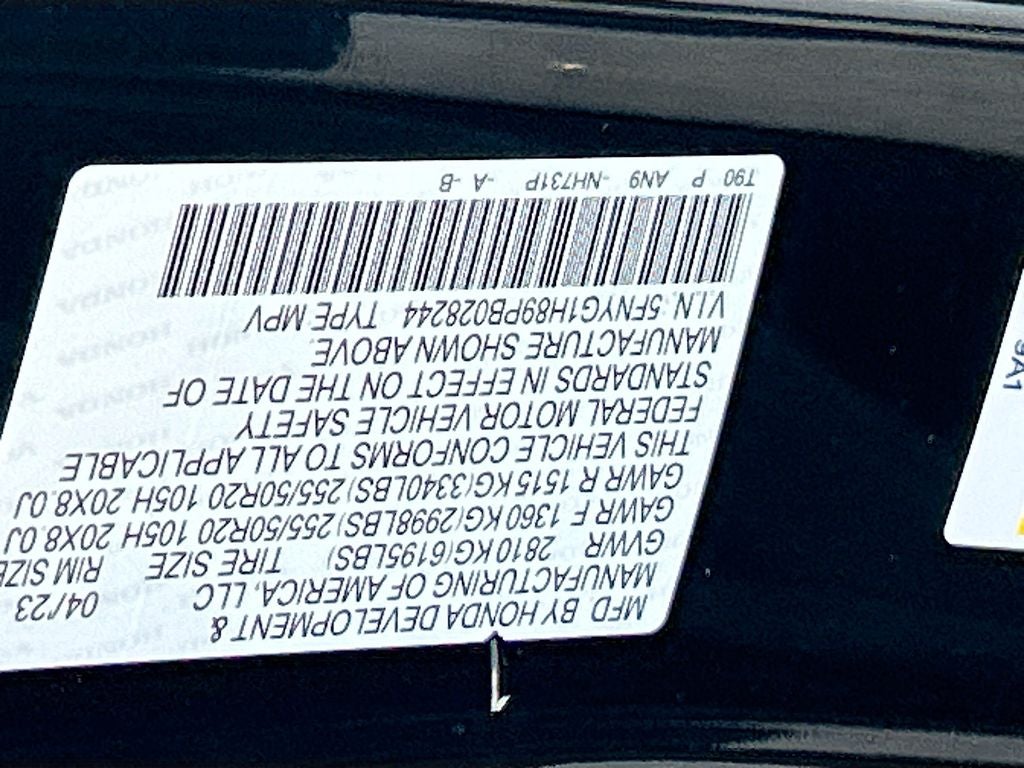 2023 Honda Pilot AWD Elite