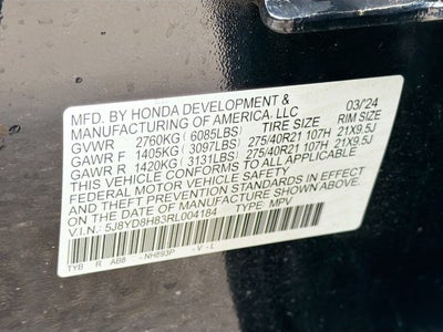 2024 Acura MDX Type S Advance Package