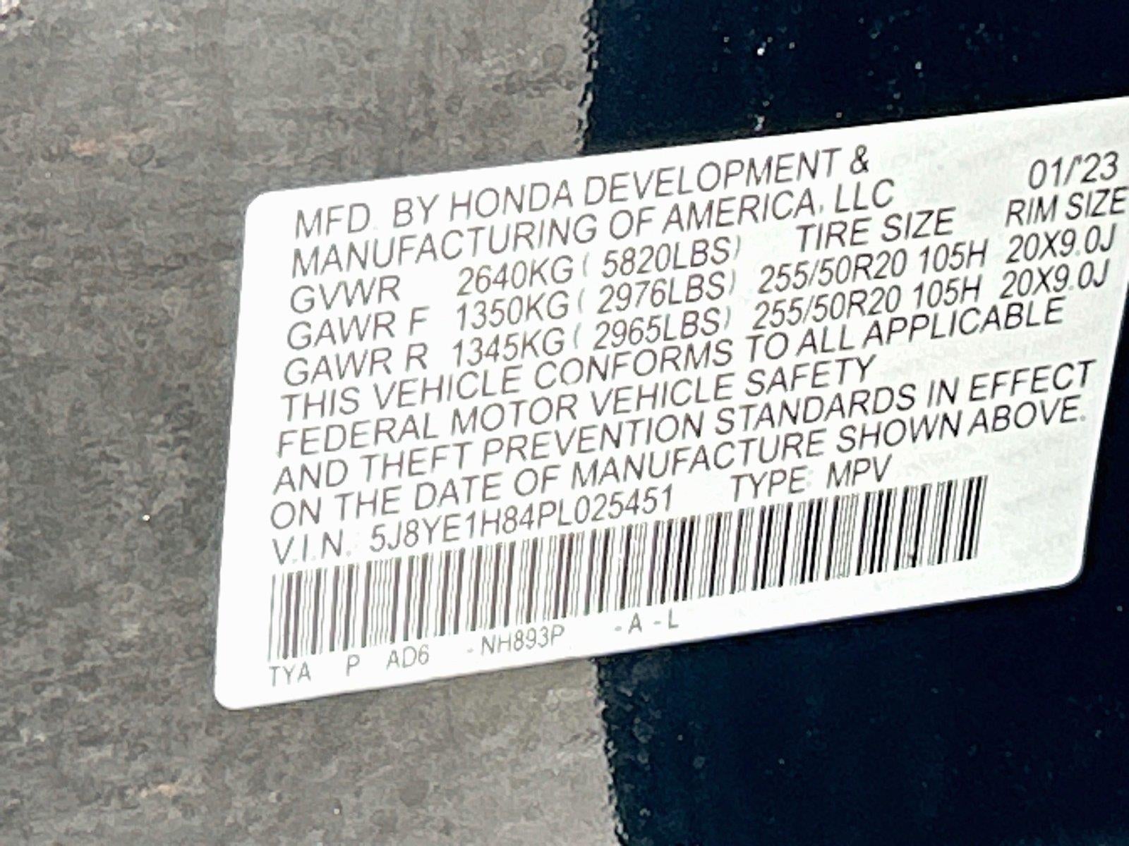 2023 Acura MDX Advance Package