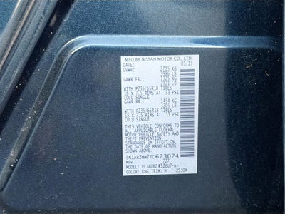 2015 Nissan Pathfinder S