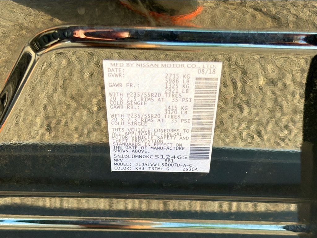 2019 INFINITI QX60 LUXE