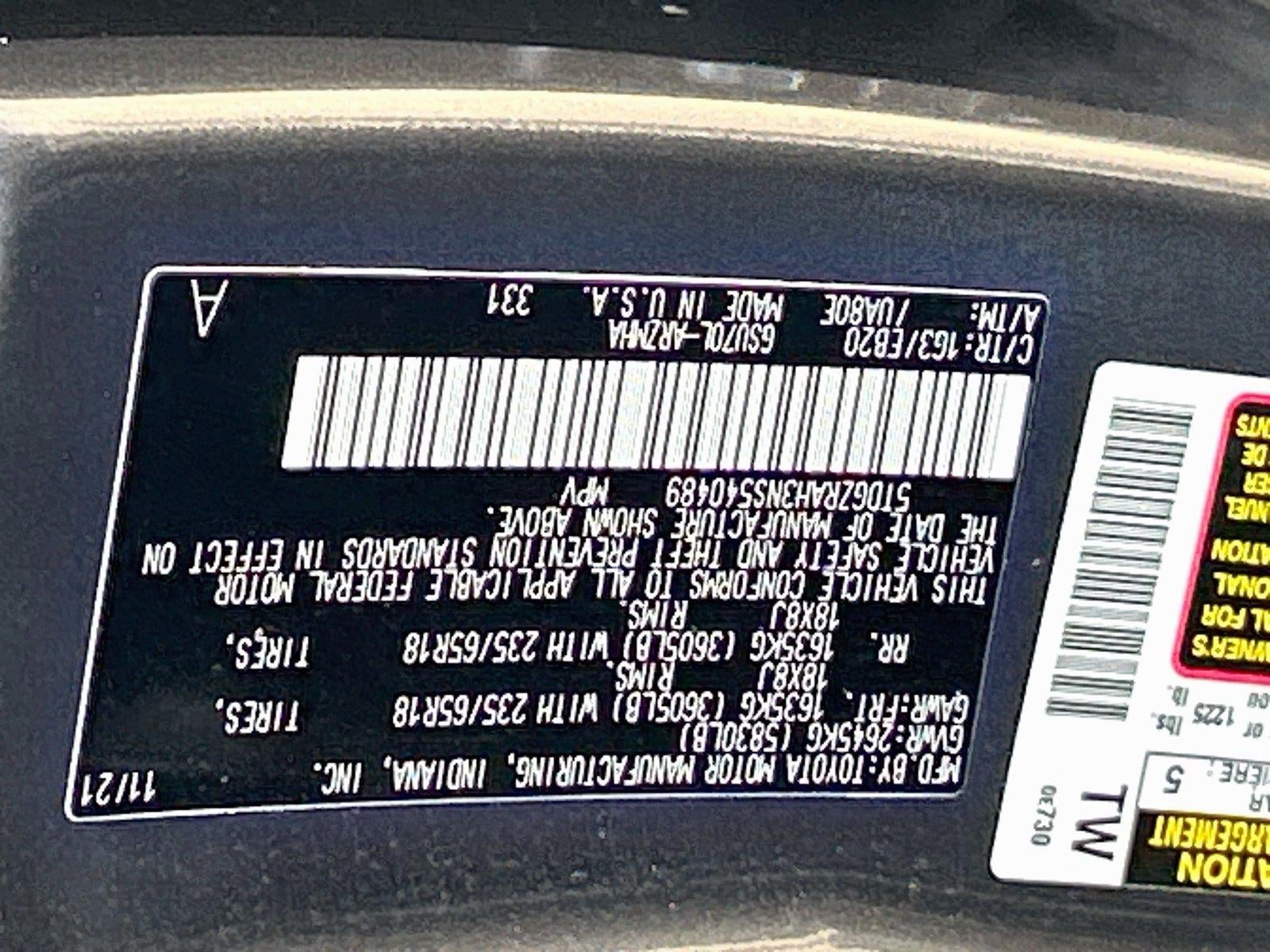 2022 Toyota Highlander XLE