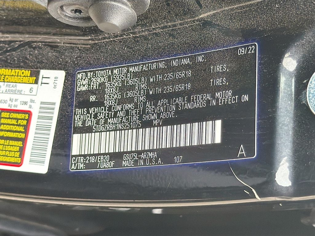 2022 Toyota Highlander XLE