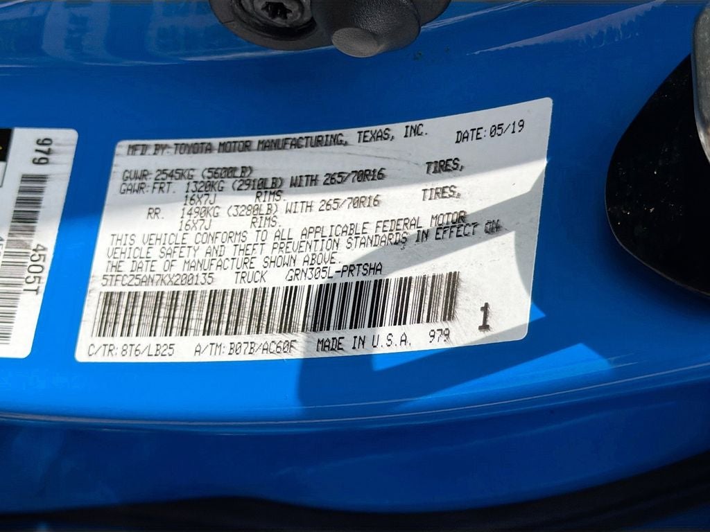 2019 Toyota Tacoma TRD Pro