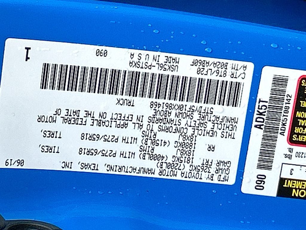 2019 Toyota Tundra TRD Pro 5.7L V8
