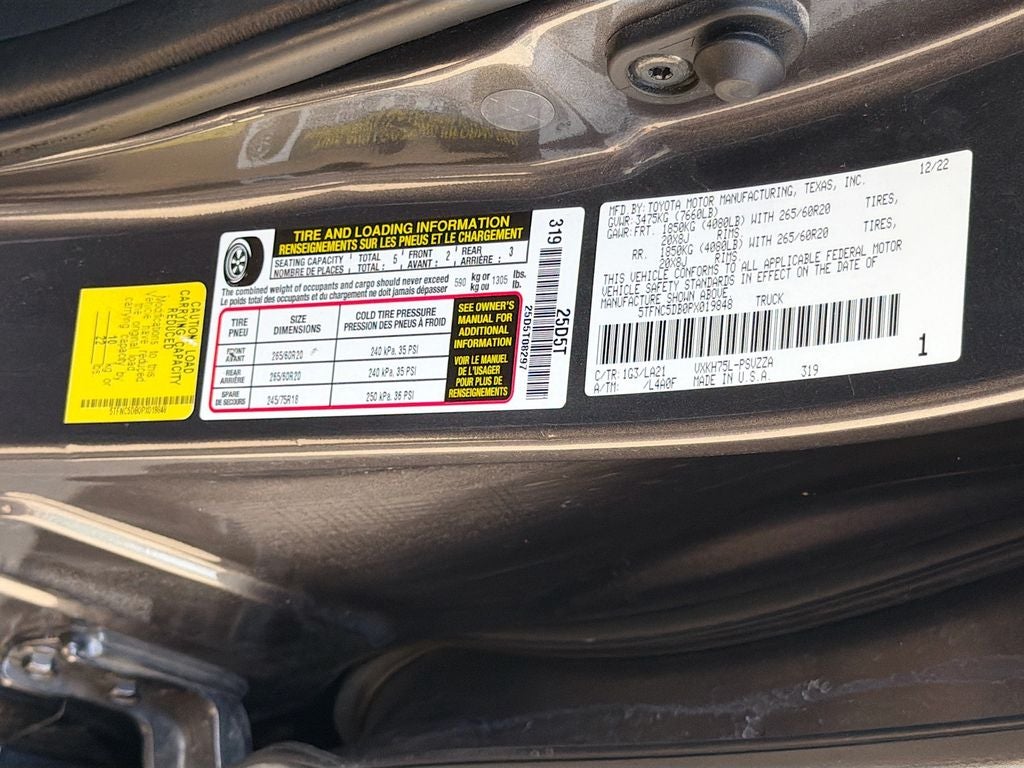 2023 Toyota Tundra Hybrid Platinum