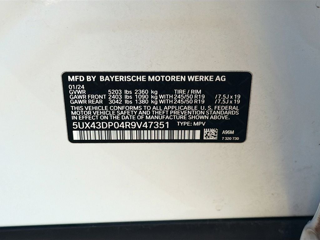 2024 BMW X3 sDrive30i