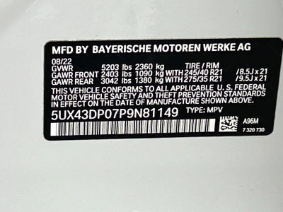 2023 BMW X3 sDrive30i