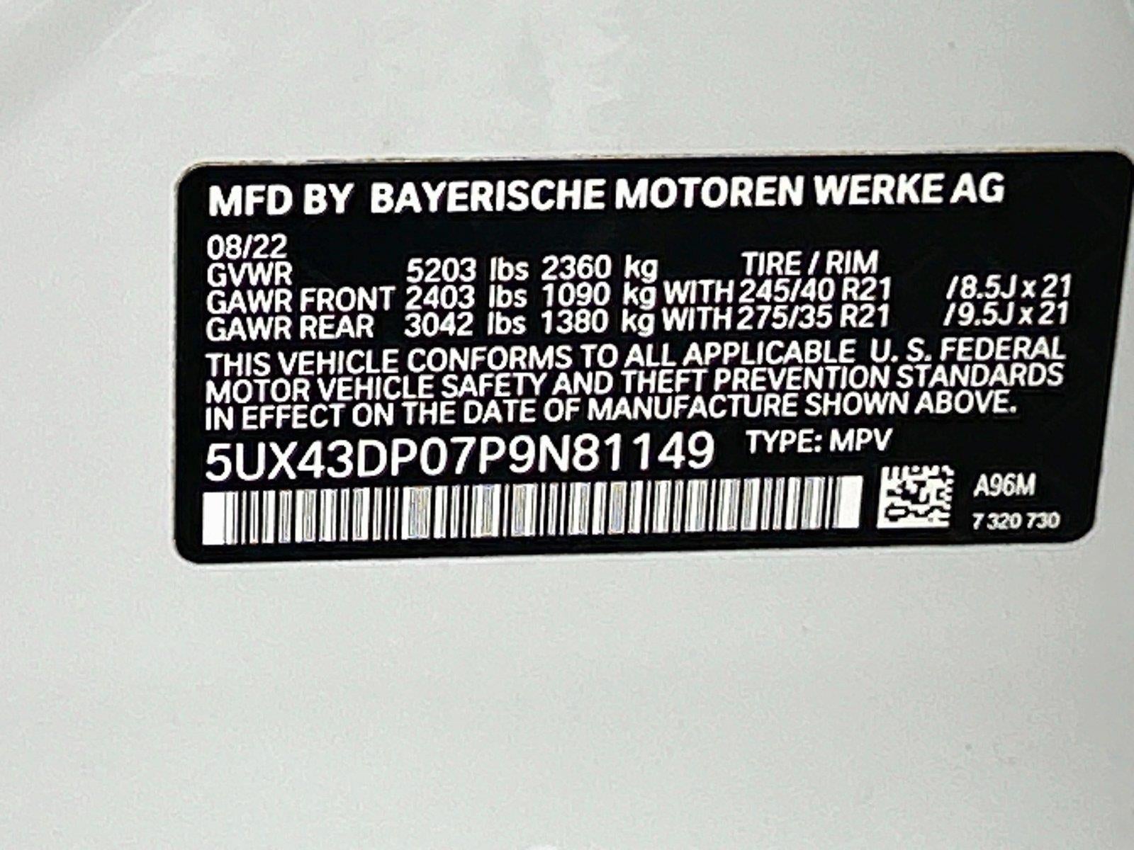 2023 BMW X3 sDrive30i