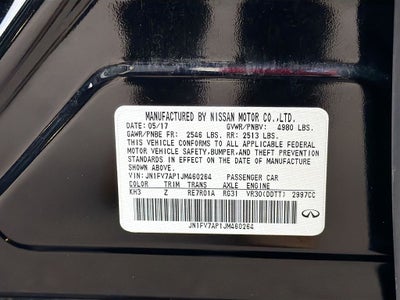 2018 INFINITI Q50 Red Sport 400