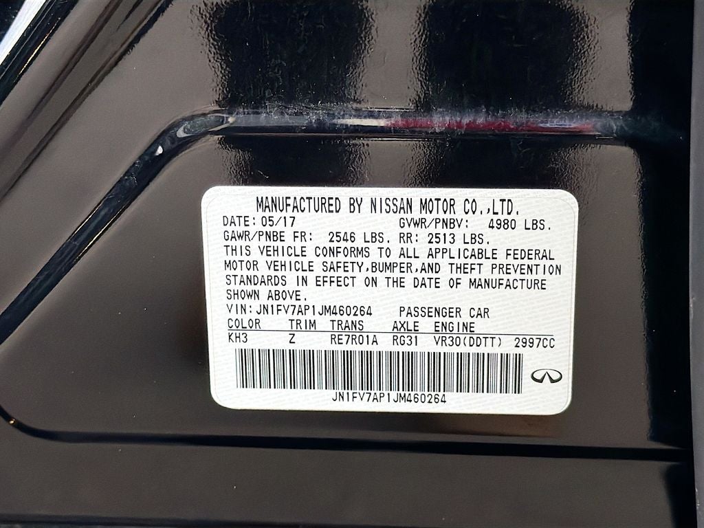 2018 INFINITI Q50 Red Sport 400