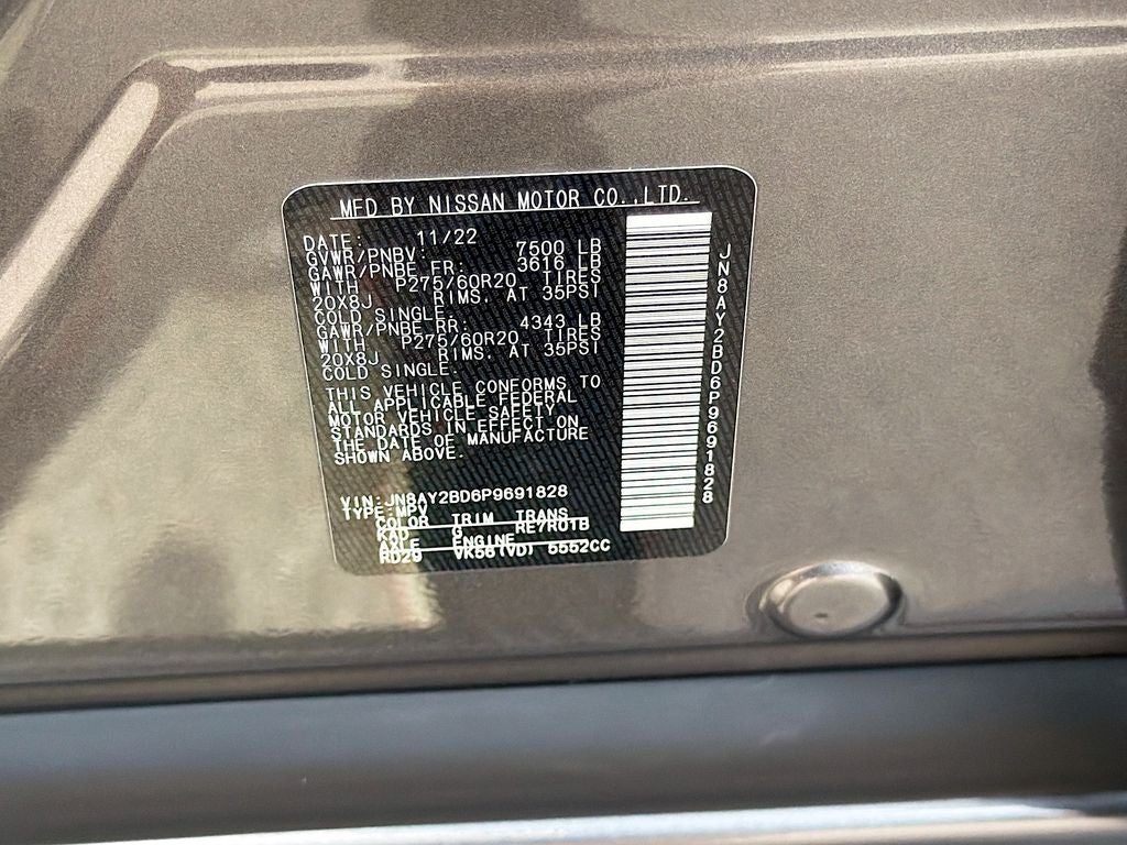 2023 Nissan Armada SL 4WD