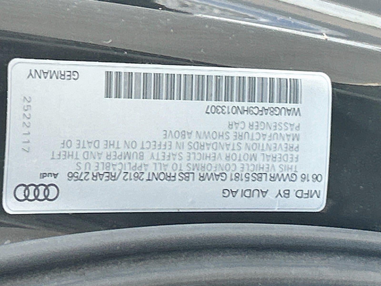 2017 Audi A6 2.0T Premium Plus