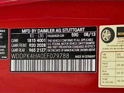 2014 Mercedes-Benz SLK 250 SLK 250