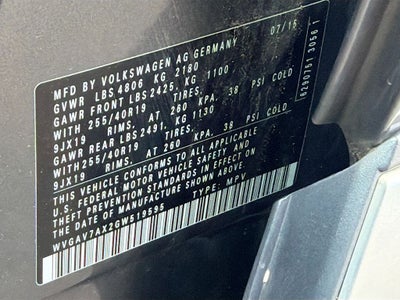 2016 Volkswagen Tiguan R-Line