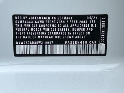 2024 Volkswagen Golf GTI S