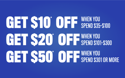 Up To $50 Off!